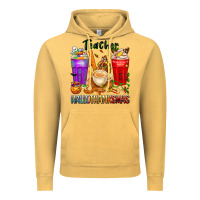 Vintage Mustard hallothanksmas teacher Vintage Hoodie - texasbilliewilder