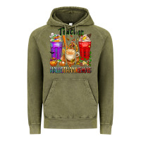 Vintage Olive hallothanksmas teacher Vintage Hoodie - texasbilliewilder