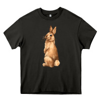 Asphalt Bunny Heavy Core Tee - NancyCooperArtShop