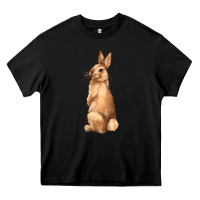 Black Bunny Heavy Core Tee - NancyCooperArtShop