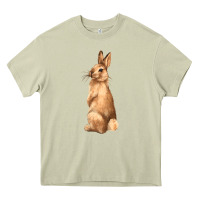 Mossy Bunny Heavy Core Tee - NancyCooperArtShop