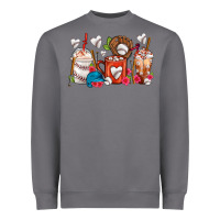 Storm Baseball Coffee Cups Heavyweight Sweatshirt - FaDigitalArtStudio