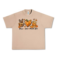 Burro Peace Love Pumpkin Spice Urban Heavy Tee - texasbilliewilder