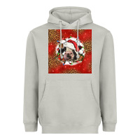Moon Dust christmas cow Heavyweight Hoodie - LillyAllenDesigns
