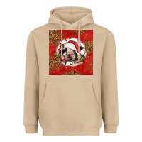Mushroom christmas cow Heavyweight Hoodie - LillyAllenDesigns