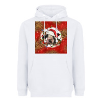 White christmas cow Heavyweight Hoodie - LillyAllenDesigns