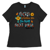 Black god is within her she will not fail Ladies Tee - BundleAndBundleShop