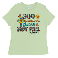 Matcha god is within her she will not fail Ladies Tee - BundleAndBundleShop