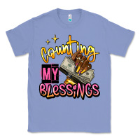 Colony Blue counting my blessings afro hands Classic Tee - RanaPortraitStore