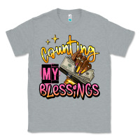 Heather Grey counting my blessings afro hands Classic Tee - RanaPortraitStore