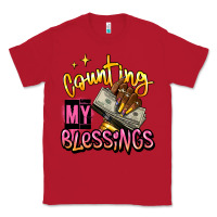 Red counting my blessings afro hands Classic Tee - RanaPortraitStore