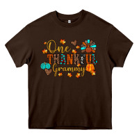 Chocolate Brown one thankful grammy Heavy Core Tee - JahusDesignShop