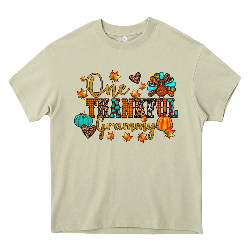 One Thankful Grammy Heavy Core Tee by JahusDesignShop | Teevron