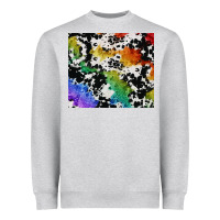 Heather Grey rainbow pride cowhide tumbler Heavyweight Sweatshirt - FaDigitalArtStudio