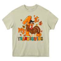Mossy my first thanksgiving Heavy Core Tee - MaliasSmallBusiness