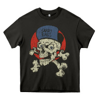 Asphalt skate rags skull & crossbones Heavy Core Tee - tuanDangUi
