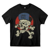 Black skate rags skull & crossbones Heavy Core Tee - tuanDangUi