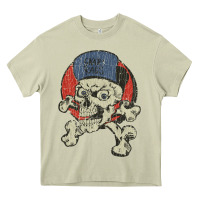 Mossy skate rags skull & crossbones Heavy Core Tee - tuanDangUi