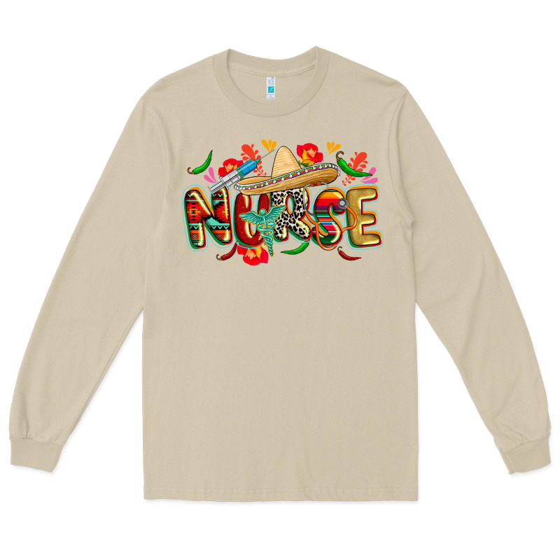 Cinco De Mayo Nurse Long Sleeve Tee by CowGirlArtShop | Teevron
