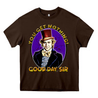 Chocolate Brown good day sir  wonka Heavy Core Tee - tuanDangUi
