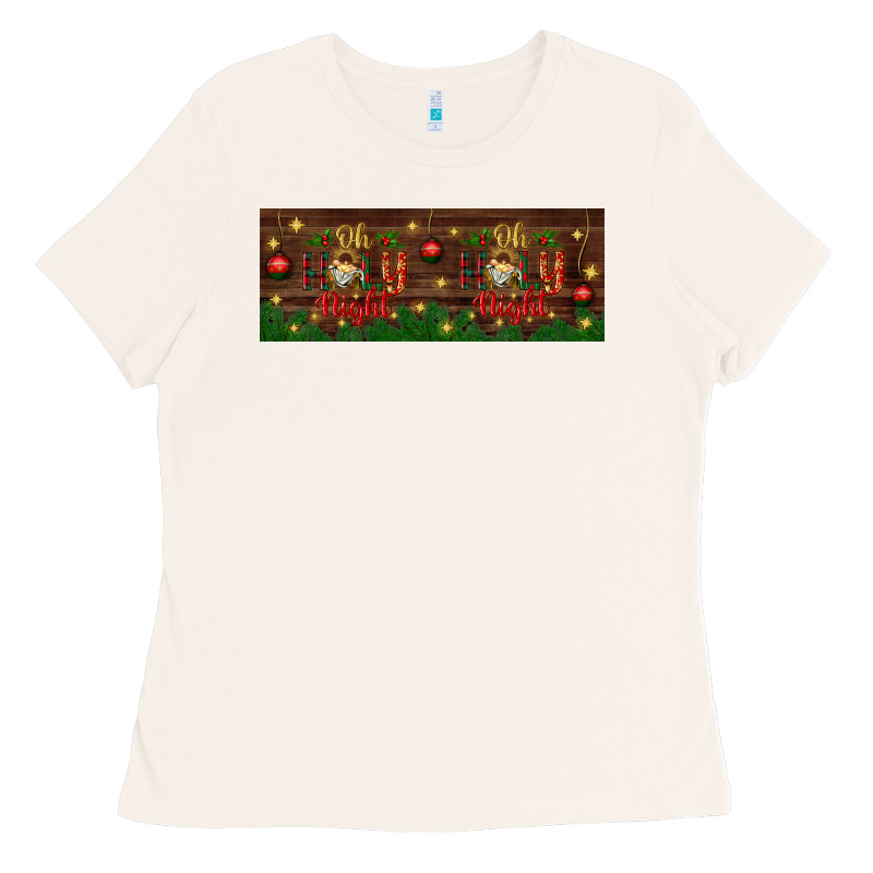 Oh Holy Night Ladies Tee by BundleAndBundleShop | Teevron