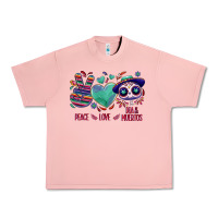 Salmon Peace love dia de los muertos Urban Heavy Tee - NancyCooperArtShop