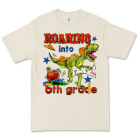 Roaring Into 5th Grade Premium Tee | Teevron
