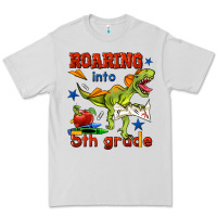 Dove Grey roaring into 5th grade Premium Tee - BundleAndBundleShop