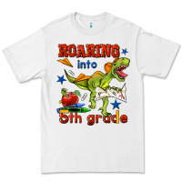 White roaring into 5th grade Premium Tee - BundleAndBundleShop
