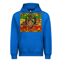 Cobalt juneteenth black women  tumbler Urban Hoodie - BarkalooDesign
