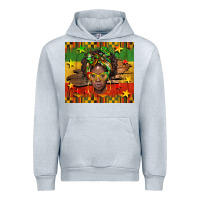 Heather Grey juneteenth black women  tumbler Urban Hoodie - BarkalooDesign