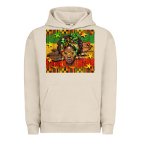 Pigment French Oak juneteenth black women  tumbler Urban Hoodie - BarkalooDesign