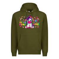 Army Green kindergarten we are done 1st here we come with uni Premium Hoodie - RanaPortraitStore