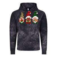 Cloud Black Christmas gnomes Vintage Hoodie - NancyCooperArtShop