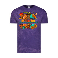 Cloud Purple optometry thankful grateful blessed pumpkin Vintage Tee - NancyCooperArtShop