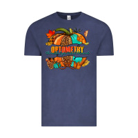 Vintage Denim optometry thankful grateful blessed pumpkin Vintage Tee - NancyCooperArtShop