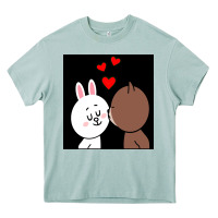 Arona brown bear cony bunny rabbit the kiss Heavy Core Tee - tuanDangUi