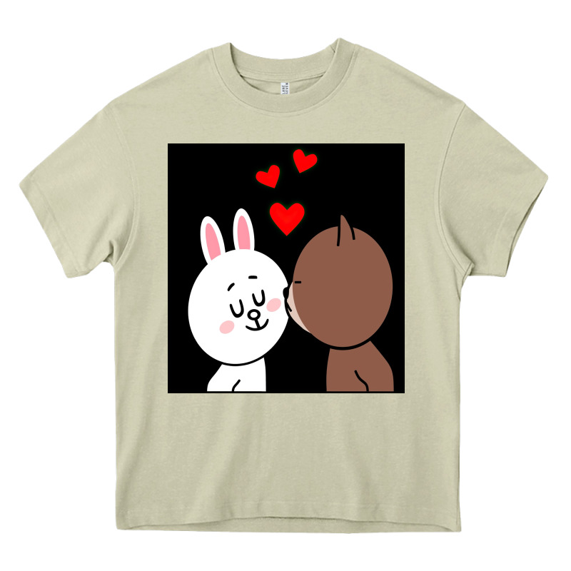 Brown Bear Cony Bunny Rabbit The Kiss Heavy Core Tee by tuanDangUi | Teevron