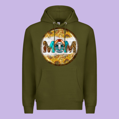American Football Round Earrings Premium Hoodie Designed By Bundleandbundleshop
