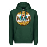 Sports Green american football round earrings Premium Hoodie - BundleAndBundleShop