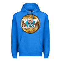 True Royal american football round earrings Premium Hoodie - BundleAndBundleShop