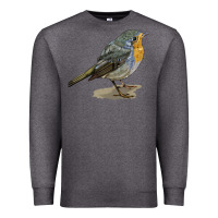 Charcoal Heather yellow breast Premium Sweatshirt - LillyAllenDesigns