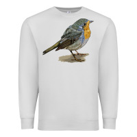 Dove Grey yellow breast Premium Sweatshirt - LillyAllenDesigns
