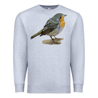 Heather Grey yellow breast Premium Sweatshirt - LillyAllenDesigns