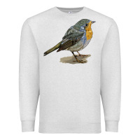 Oatmeal Heather yellow breast Premium Sweatshirt - LillyAllenDesigns