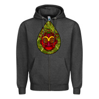 Charcoal Heather african masks teardrop  7 Zipper Hoodie - BundleAndBundleShop