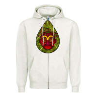 Oatmeal Heather african masks teardrop  7 Zipper Hoodie - BundleAndBundleShop