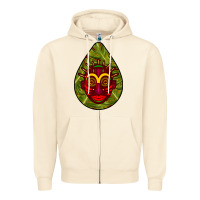 African Masks Teardrop  7 Zipper Hoodie | Teevron