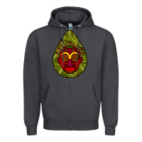 Smoke african masks teardrop  7 Zipper Hoodie - BundleAndBundleShop