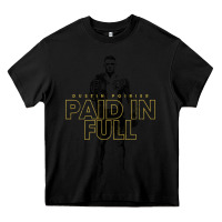 Black paid in full   dustin poirier (variant) Heavy Core Tee - tuanDangUi